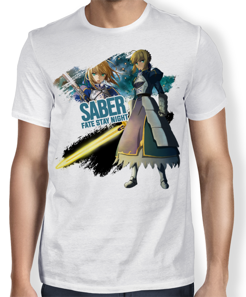 Camisa TN Saber - Fate/ Stay Night