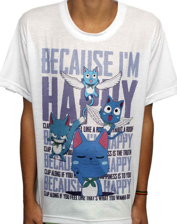 Camisa SB Fairy Tail - Happy