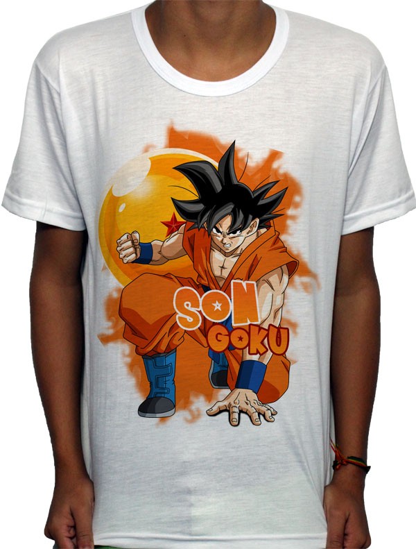 Camisa SB - TN Landing Goku - Dragon Ball Z