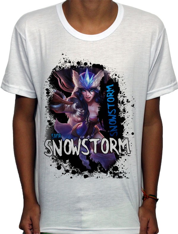 Camisa SB - TN Snowstorm - League Of Legends