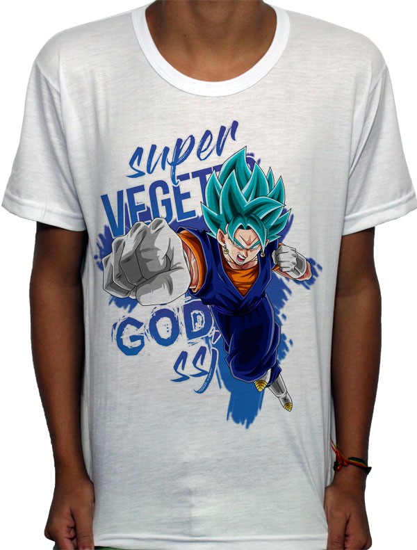 Camisa SB - TN Super SSJ God Vegetto - Dragon Ball Super