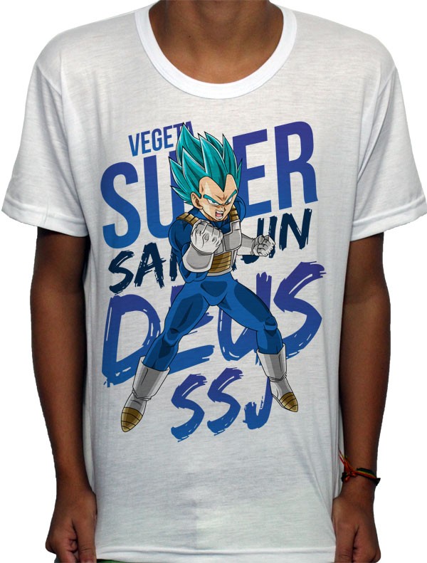 Camisa SB - TN Vegeta Blue God - Dragon Ball Super