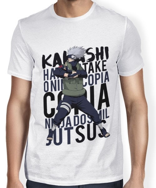 Camisa SB - TN Ninja Kakashi - Naruto