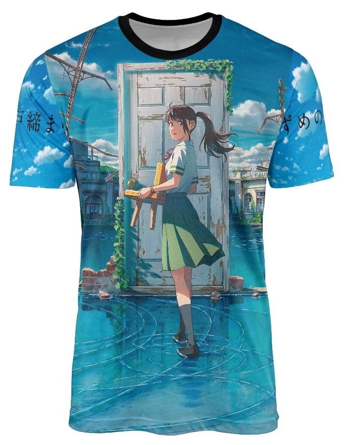 Camisa Suzume no Tojimari - Iwato - Full Print
