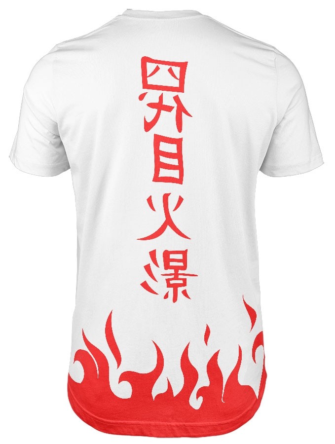 Camisa Naruto - Yondaime hokage Minato BRANCA