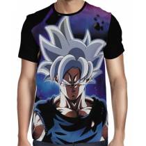 Camisa Full Face Instinto Superior Goku - Dragon Ball Super 