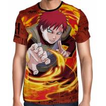 Camisa Full Print Color Mangá Exclusiva - Gaara - Naruto  