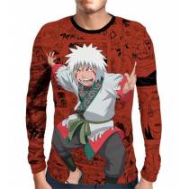 Camisa Manga Longa Naruto - Kid Jiraiya - Full Print