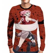 Camisa Manga Longa Naruto - Sakura - Full Print