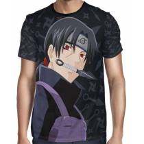 Camisa Naruto - Uchiha Itachi Modelo 2 - Color Dark Print