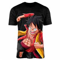 Camisa Manga Black Luffy - One Piece