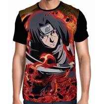 Camisa FULL Draw Uchiha Itachi - Naruto