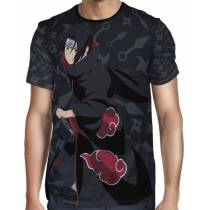 Camisa Naruto - Uchiha Itachi Modelo 4 - Color Dark Print