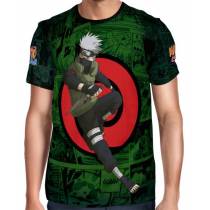 Camisa FULL Print Green Mangá Kakashi - Naruto 