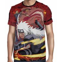 Camisa Red Mangá Jiraya - Naruto - Full Print