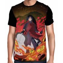 Camisa FULL Draw Madara Uchiha Modelo 02 - Naruto