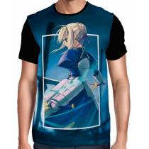 Camisa FULL Fate Stay Night - Back Sword Saber 