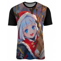 Camisa Anime Santa Girls Natal - Modelo 02
