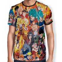 Camisa Full Print Especial - Best Animes