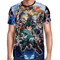 Camisa FULL Print Boku no Hero Movie 3 Exclusiva Mod. 02