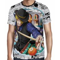 Camisa Mangá Sanji Snooker - One Piece - Full Print