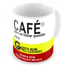 CNZOA-01- Caneca REMÉDIO CAFÉ