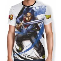 Camisa Full Art Brusher Trunks do Futuro - Dragon Ball Super