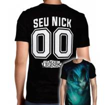 Camisa League Of Legends - Nami Modelo 3 - Personalizada Modelo Nick Name e Número