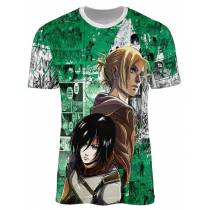 Camisa Mikasa e Annie | Shingeki no Kyojin | Attack on Titan