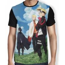 Camisa FULL Boruto Sasuke e Naruto