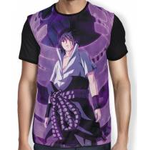 Camisa FULL Purple Sasuke - Naruto