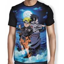 Camisa FULL Sky Sasuke e Naruto