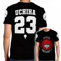 Camisa Full PRINT Uchiha University - Uchiha Sasuke - Naruto