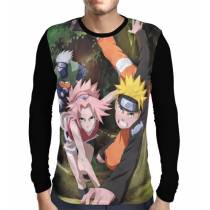 Camisa Manga Longa Kakashi - Sakura - Naruto