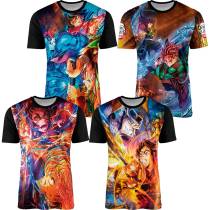 Camisa Demon Slayer: Kimetsu No Yaiba - Castelo Infinito - Lutas - ESCOLHA SEU MODELO