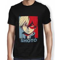 Camisa FULL Poster Shoto Todoroki - Boku No Hero Academia