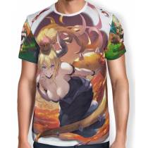 Camisa FULL Print Bowsette - Super Mario Bros