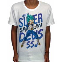 Camisa SB - TN Vegeta Blue God - Dragon Ball Super