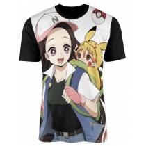 Camisa FULL Nezuko - Zenitsu - Kimetsu no Yaiba - Pokemon