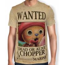 Camisa Full Print Wanted Chopper V1 - One Piece