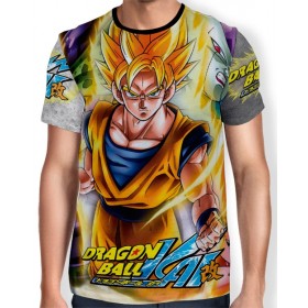 Camisa Full Print - Dragon Ball Z - KAI