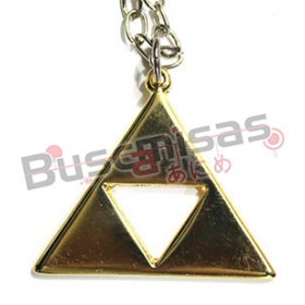 ZE-11 - Colar Triforce Dourado - The Legend of Zelda