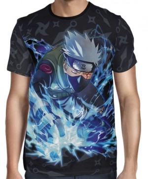 Camisa Naruto - Kakashi Hatake - Color Print