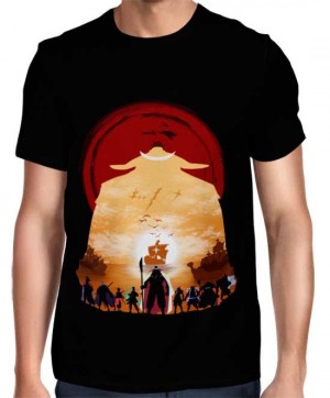 Camisa FULL PRINT One Piece Edward Newgate Minimalista