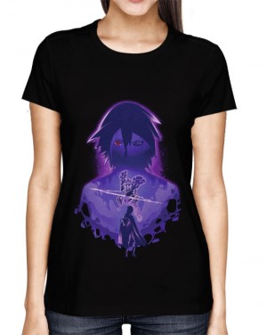 Camisa FULL Uchiha Sasuke Minimalista Brush