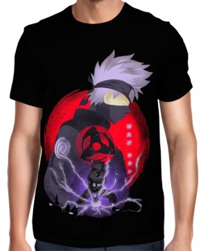 Camisa FULL Kakashi Uchiha Minimalista - Naruto Shippuden Mod 02