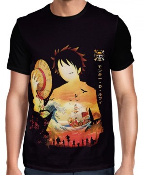 Camisa FULL PRINT Luffy One Piece Brusher