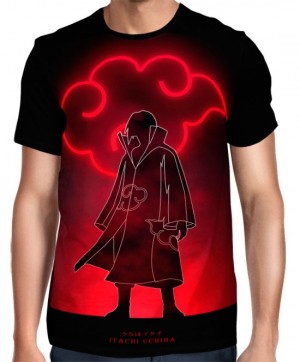Camisa FULL Itachi Minimalista - Naruto Shippuden Mod 02