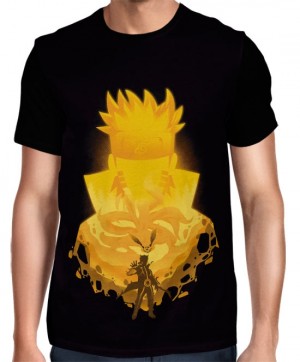 Camisa FULL Naruto Chakra Mode Minimalista Brush