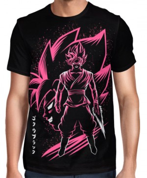 Camisa FULL Goku Black Minimalista - Dragon Ball Super